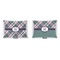 Plaid with Pop  Indoor Rectangular Burlap Pillow (Front and Back)