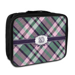 Plaid with Pop Insulated Lunch Bag (Personalized)