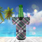 Plaid with Pop Jersey Bottle Cooler - LIFESTYLE