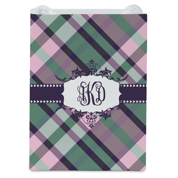 Plaid with Pop Jewelry Gift Bag - Matte - Front