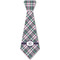 Plaid with Pop Just Faux Tie