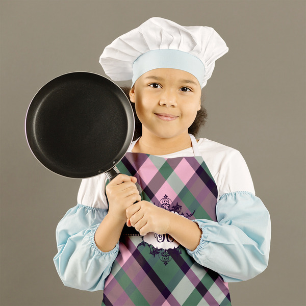 Plaid with Pop Kid's Aprons - Medium - Lifestyle