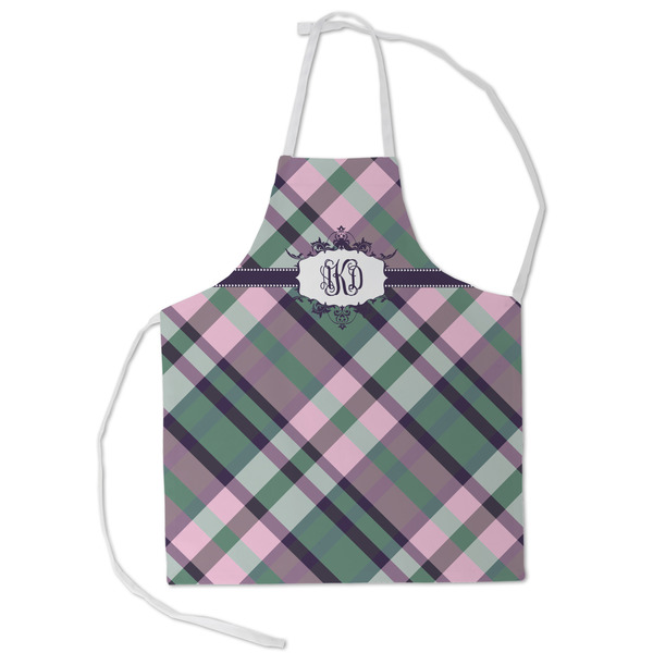 Custom Plaid with Pop Kid's Apron - Small (Personalized)