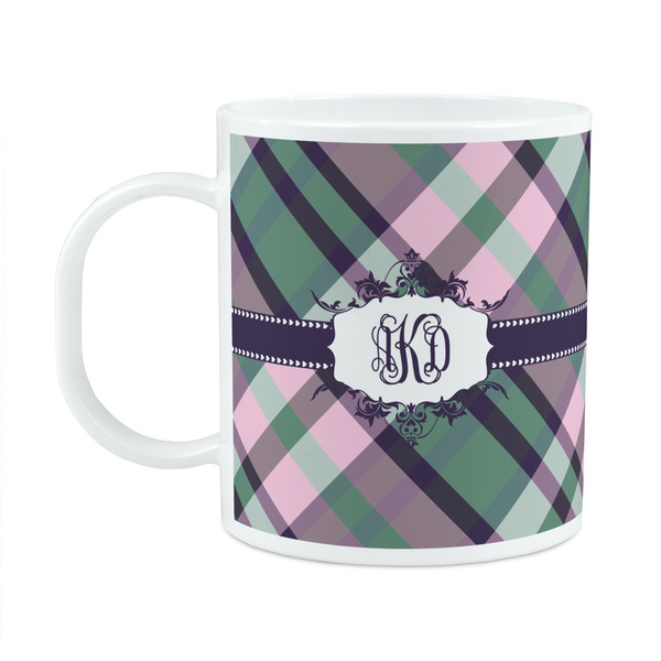 Custom Plaid with Pop Plastic Kids Mug (Personalized)