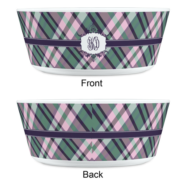 Plaid with Pop Kids Bowls - APPROVAL