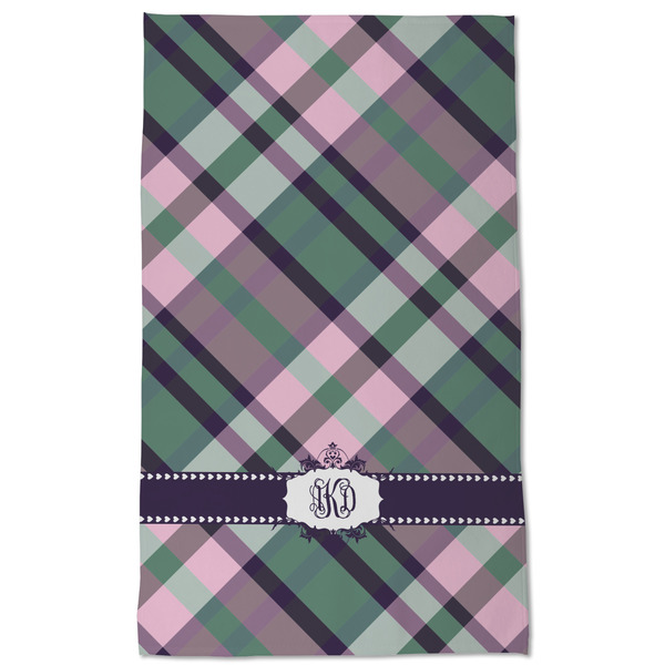 Plaid with Pop Kitchen Towel - Poly Cotton - Full Front
