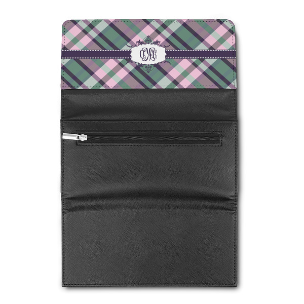 Plaid with Pop Ladies Wallet (Open)