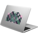 Plaid with Pop Laptop Decal (Personalized)