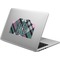 Plaid with Pop Laptop Decal