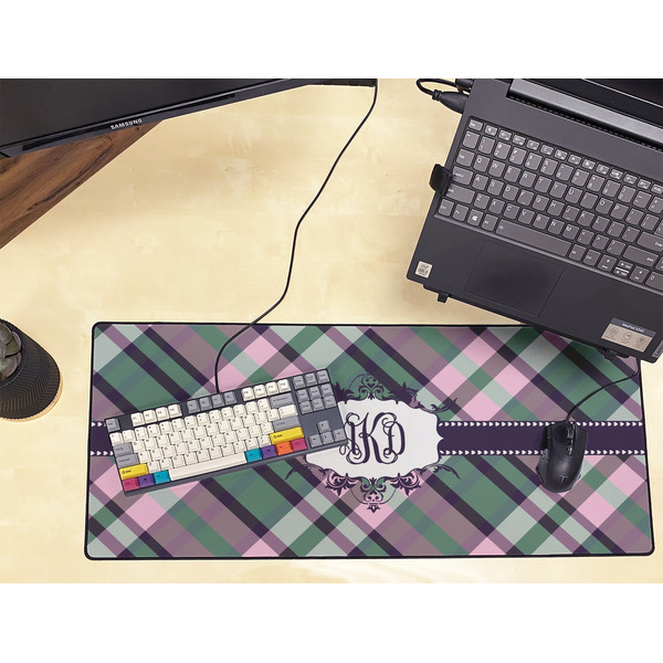 Plaid with Pop Large Gaming Mats - LIFESTYLE