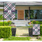 Plaid with Pop Large Garden Flag - LIFESTYLE