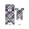 Plaid with Pop Large Phone Stand - Front & Back