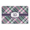 Plaid with Pop Large Rectangle Car Magnet (Personalized)
