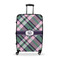 Plaid with Pop Large Travel Bag - With Handle