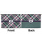 Plaid with Pop Large Zipper Pouch Approval (Front and Back)
