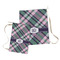 Plaid with Pop Laundry Bag - Both Bags