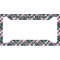 Plaid with Pop License Plate Frame (Personalized)