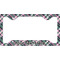 Plaid with Pop License Plate Frame - Style C (Personalized)