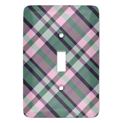 Plaid with Pop Light Switch Covers (Personalized)