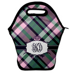 Plaid with Pop Lunch Bag w/ Monogram