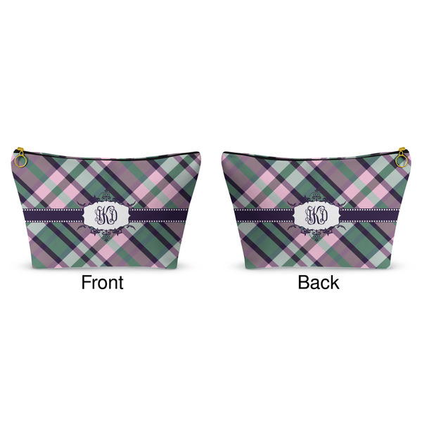 Plaid with Pop Makeup Bag Approval