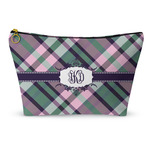 Plaid with Pop Makeup Bag (Personalized)