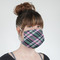 Plaid with Pop Mask - Quarter View on Girl
