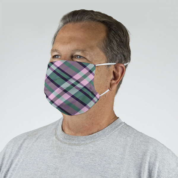 Plaid with Pop Mask - Quarter View on Guy