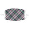 Plaid with Pop Adult Cloth Face Mask - XLarge