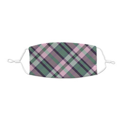 Plaid with Pop Kid's Cloth Face Mask - XSmall