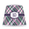Plaid with Pop Poly Film Empire Lampshade - Front View
