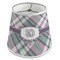 Plaid with Pop Poly Film Empire Lampshade - Angle View