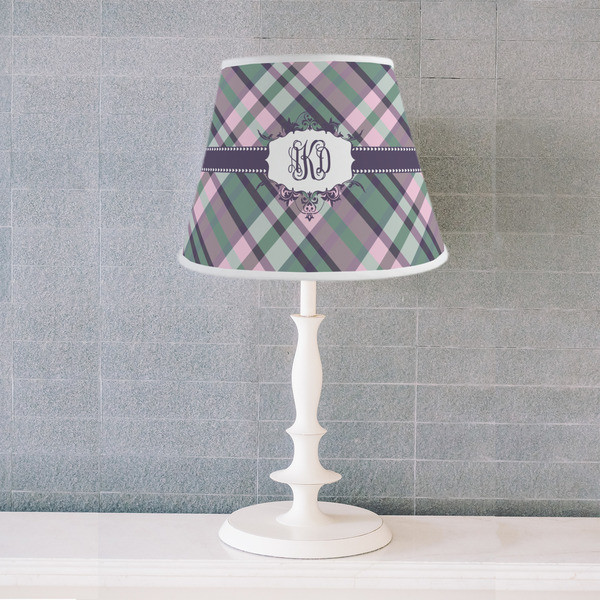 Plaid with Pop Poly Film Empire Lampshade - Lifestyle