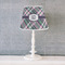 Plaid with Pop Poly Film Empire Lampshade - Lifestyle