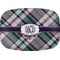 Plaid with Pop Melamine Platter (Personalized)
