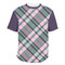 Plaid with Pop Men's Crew T-Shirt