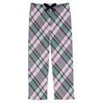 Plaid with Pop Mens Pajama Pants - 2XL