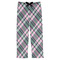 Plaid with Pop Mens Pajama Pants - S