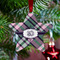 Plaid with Pop Metal Star Ornament - Lifestyle