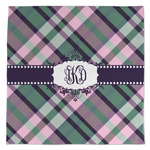 Plaid with Pop Microfiber Dish Towel (Personalized)