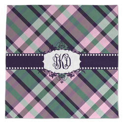 Plaid with Pop Microfiber Dish Towel (Personalized)