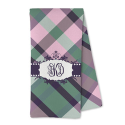 Plaid with Pop Kitchen Towel - Microfiber (Personalized)