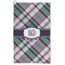 Plaid with Pop Microfiber Golf Towel (Personalized)