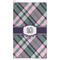 Plaid with Pop Microfiber Golf Towel - Large (Personalized)