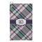 Plaid with Pop Microfiber Golf Towels - Small - FRONT