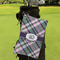 Plaid with Pop Microfiber Golf Towels - Small - LIFESTYLE
