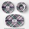 Plaid with Pop Microwave & Dishwasher Safe CP Plastic Dishware - Group