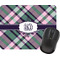 Plaid with Pop Rectangular Mouse Pad