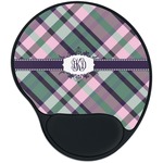 Plaid with Pop Mouse Pad with Wrist Support