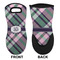 Plaid with Pop Neoprene Oven Mitt (Front & Back)